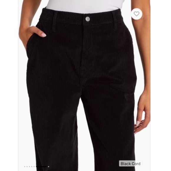 Seven for All Mankind black cord trousers NWOT 😍 - Picture 1 of 9